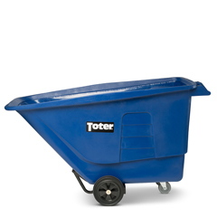 TOTUT010-00BLU - Toter - 1 Cubic Yard 825 lbs. Capacity Utility Duty Tilt Truck - Blue