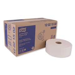 Essity Advanced Jumbo Bath Tissue, Septic Safe, 2-Ply, White, 3.48