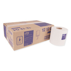 Essity Centerfeed Hand Towel, 2-Ply, 7.6 x 11.8, White, 600/Roll, 6 Rolls/Carton