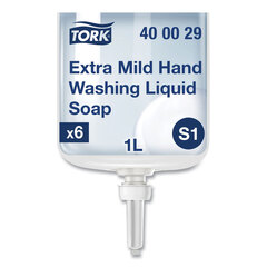 Essity Premium Extra Mild Soap, Unscented, 1 L Refill, 6/Carton