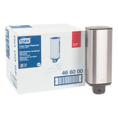 Essity Foam Skincare Manual Dispenser, 1 L Bottle; 33 oz Bottle, 4.25 x 4.25 x 11.38, Stainless Steel