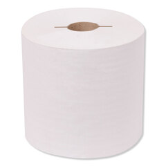 Essity Universal Hand Towel Roll, Notched, 1-Ply, 7.5 x 10, White, 756/Roll, 6/Carton
