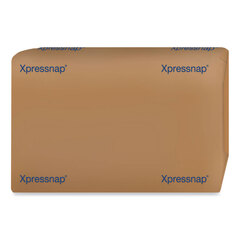 Essity Xpressnap Interfold Dispenser Napkins, 2-Ply, Bag-Pack, 13 x 8.5, Natural, 500/Pack, 12 Packs/Carton