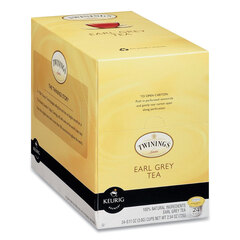 Keurig Tea K-Cups, Earl Grey, 0.11 oz K-Cups, 24/Box