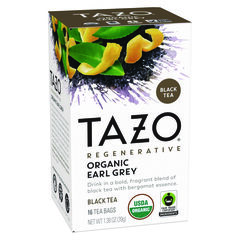 Starbucks Tea Bags, Organic Earl Grey, 16/Box, 6 Boxes/Carton
