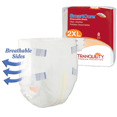 MON801660PK - PBE - Tranquility® SmartCore™ Disposable Briefs For Heavy Protection