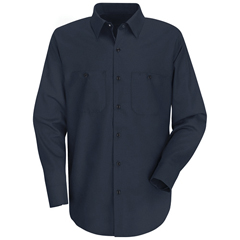 Red Kap Men's Wrinkle-Resistant Cotton Work Shirt