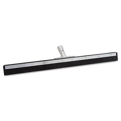 Unger AquaDozer Eco Floor Squeegee, 24 Inch Wide Blade, Black Rubber, Straight
