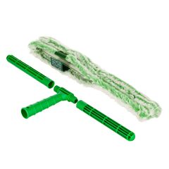 Unger Monsoon Plus StripWasher Complete with Green Plastic Handle, Green/White Sleeve, 18