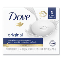 Unilever White Beauty Bar, Light Scent, 3.17 oz, 12/Carton