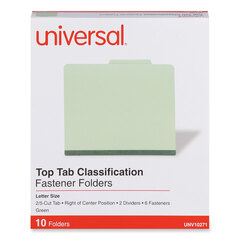 UNV10271 - Universal® Four-, Six- and Eight-Section Pressboard Classification Folders