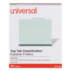 UNV10273 - Universal® Four-, Six- and Eight-Section Classification Folders