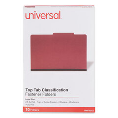 UNV10313 - Universal® Bright Colored Pressboard Classification Folders