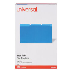UNV10521 - Universal® Deluxe Colored Top Tab File Folders