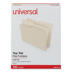 UNV12112 - Universal® Top Tab Manila File Folders