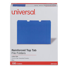 UNV16161 - Universal® Heavyweight Colored File Folders With Top Tabs