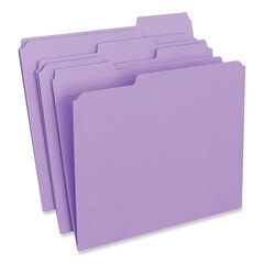 UNV16165 - Universal® Heavyweight Colored File Folders With Top Tabs