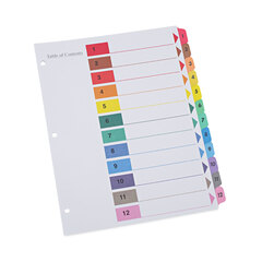 UNV24806 - Universal® Table of Contents Dividers for Printers