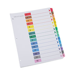 UNV24808 - Universal® Table of Contents Dividers for Printers