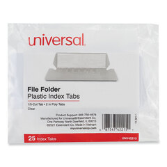 UNV42215 - Universal® Hanging File Folder Plastic Index Tabs