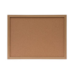 UNV43602 - Universal® Cork Bulletin Board with Oak Frame