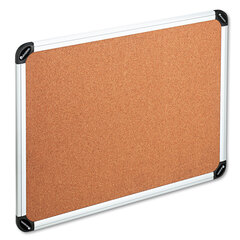 UNV43714 - Universal® Deluxe Cork Board with Aluminum Frame