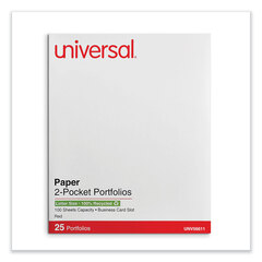UNV56611 - Universal® Two-Pocket Portfolios with Leatherette Covers