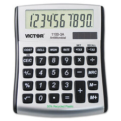 VCT11003A - Victor® 1100-3A AntiMicrobial 8-Digit Desktop Calculator