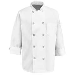 Chef Designs Ten Pearl Button Chef Coat
