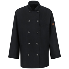 Red Kap Women's Chef Coat with OilBlok + MIMIX™
