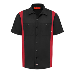 VFI24BKER-TL-M - Dickies - Mens Industrial Color Block Short-Sleeve Shirt