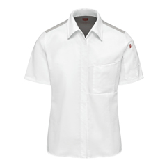 Red Kap Women's Airflow Cook Shirt with OilBlok