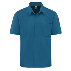 Red Kap Men's Airflow Cook Shirt with OilBlok