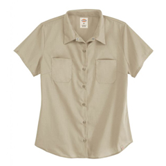 VFI5350DS-RG-M - Dickies - Womens Short-Sleeve Industrial Work Shirt