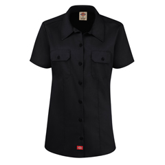 VFIFS57BK-RG-L - Dickies - Womens Short-Sleeve Traditional Work Shirt
