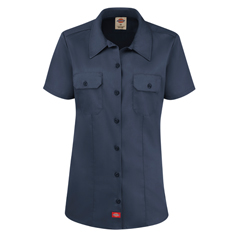 VFIFS57DN-RG-L - Dickies - Womens Short-Sleeve Traditional Work Shirt