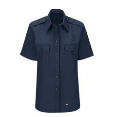 VFIFSC3NV-SM-00 - Workrite FR - Womens Short Sleeve Classic Fire Chief Shirt