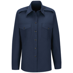 VFIFSC5NV-LG-00 - Workrite FR - Womens Classic Long Sleeve Fire Chief Shirt