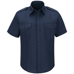 VFIFSC6NV-48-00 - Workrite FR - Mens Classic Short Sleeve Fire Chief Shirt