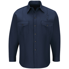 VFIFSF4NV-42-0R - Workrite FR - Mens Classic Long Sleeve Western Firefighter Shirt