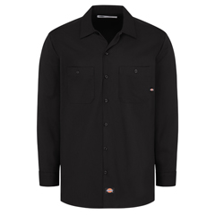 VFIL307BK-RG-S - Dickies - Mens Industrial Cotton Long-Sleeve Work Shirt