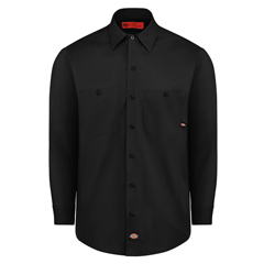 VFIL535BK-TL-3XL - Dickies - Mens Industrial Long-Sleeve Work Shirt
