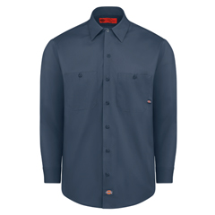 VFIL535NV-RG-M - Dickies - Mens Industrial Long-Sleeve Work Shirt