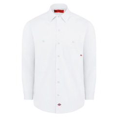 VFIL535WH-TL-L - Dickies - Mens Industrial Long-Sleeve Work Shirt