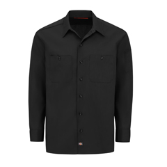 VFIL608BK-RG-S - Dickies - Mens Solid Ripstop Long-Sleeve Shirt