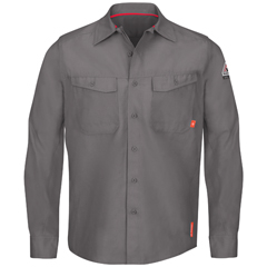 VFIQS40GY-LN-XXL - Bulwark - iQ Series® Endurance Collection Mens Fire Resistant Work Shirt