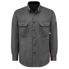 VFIQS50DG-RG-XL - Bulwark - iQ Series® Comfort Woven Mens Lightweight Fire Resistant Shirt