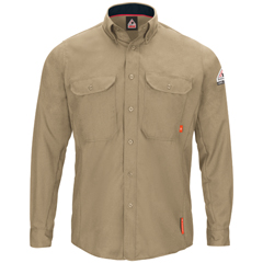 VFIQS52KH-RG-M - Bulwark - Mens iQ Series® Comfort Woven Long Sleeve Lightweight Shirt