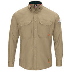 VFIQS52KI-RG-L - Bulwark - iQ Series® Mens Lightweight Comfort Woven Shirt with Insect Shield