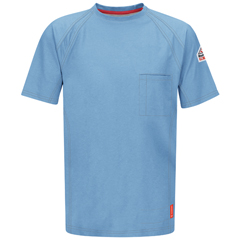 VFIQT30BL-SSL-L - Bulwark - iQ Series® Comfort Knit Mens Fire Resistant Short Sleeve T-Shirt